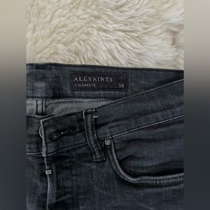 All Saints Cigarette Jeans Sz 30